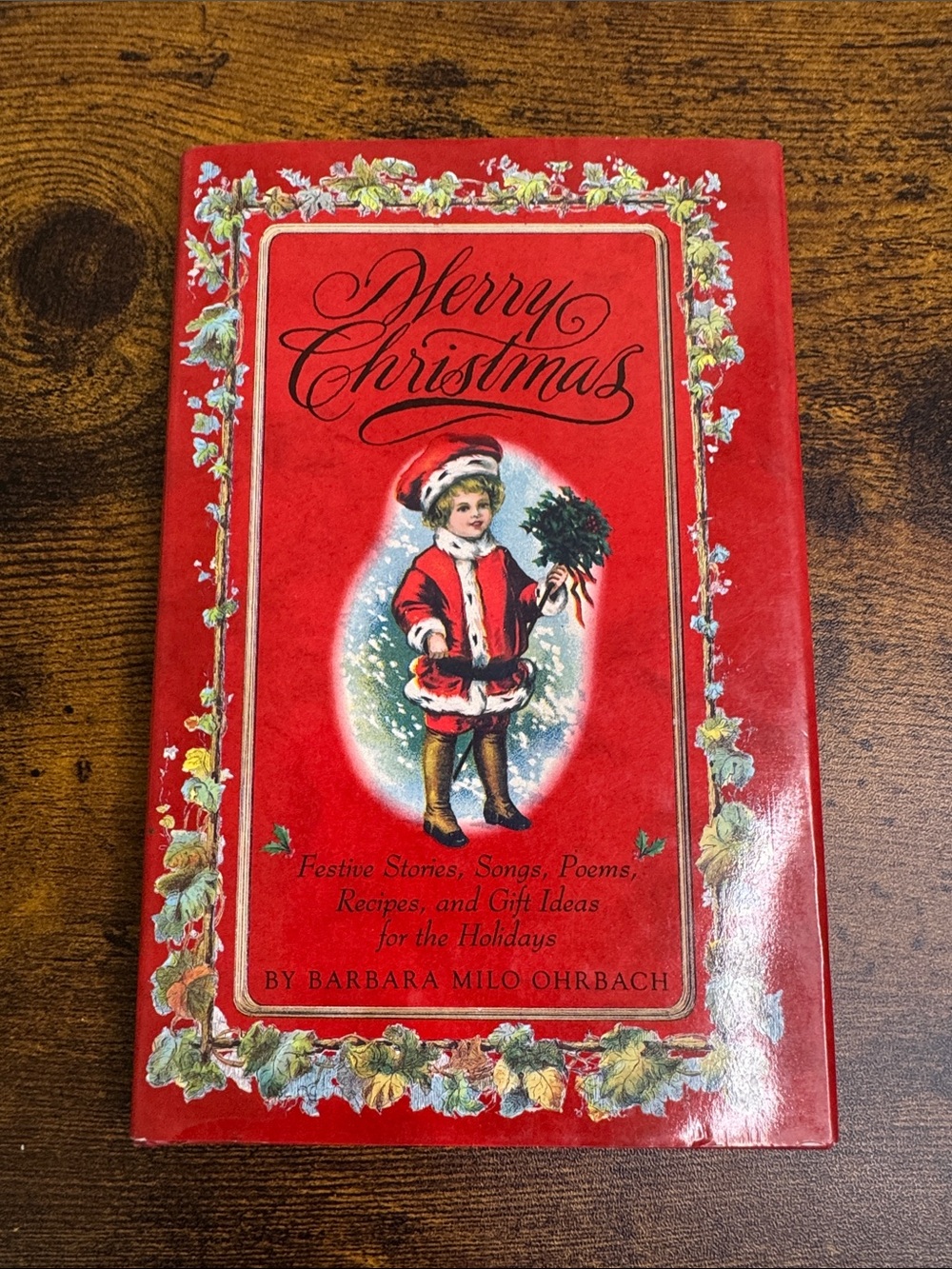 Merry Christmas Red Holiday Book